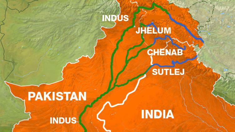 river sindh,river satluch,india attack pakistan river
