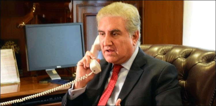 شاہ محمود قریشی کا نیوزی لینڈ کے نائب وزیراعظم وزیرخارجہ ونسٹن پیٹرسے ٹیلیفونک رابطہ