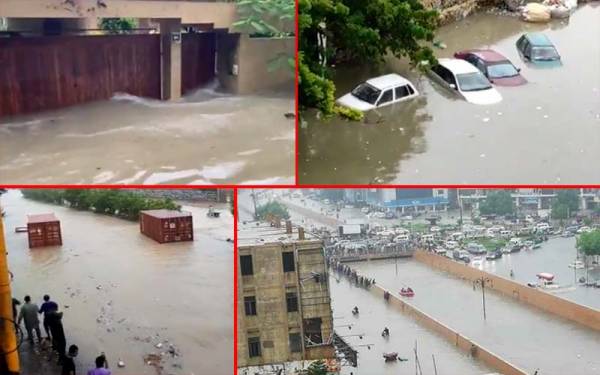 کراچی میں بارشوں نے تباہی مچا دی ، 18 افراد جاں بحق، آج بھی بارش کا امکان