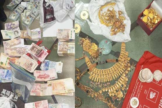 کراچی ایئرپورٹ سے غیرملکی کرنسی اورسونے کی سمگلنگ کی کوشش ناکام