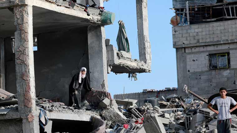 غزہ پر اسرائیل کی شدید بمباری، 40 فلسطینی شہید
