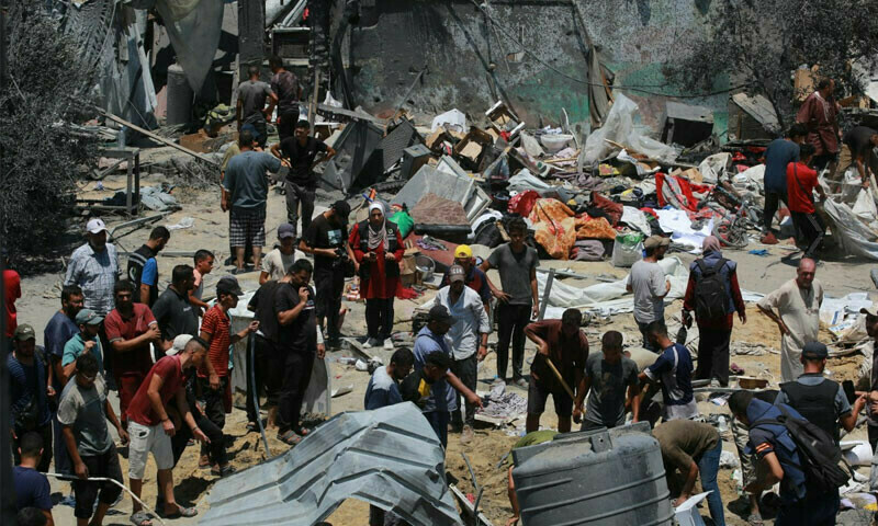 غزہ: اسرائیلی حملوں میں مزید 39 فلسطینی شہید، صہیونی وزیر کی پھر ہرزہ سرائی