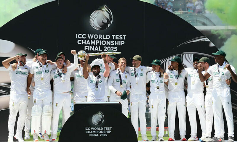 آسٹریلیا کو شکست دے کر جنوبی افریقہ پہلی بار ٹیسٹ چیمپئن بن گیا